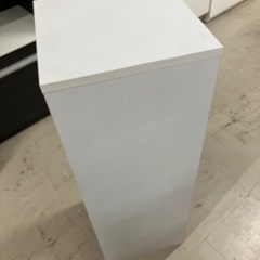 I2510-541 4段スリムチェスト ホワイト 中古の画像