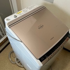 日立　ビートウォッシュ　BEAT WASH １日限定 BW-DV80A 8kg シャンパン　2016年製の画像