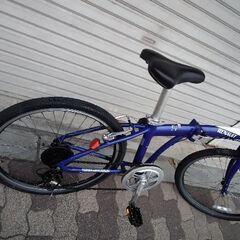 RENAULT[ルノー]24吋 折り畳み自転車 アルミ/6speed/ブルーメタリックの画像
