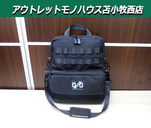 OVERLAND SPEC OUTDOORS Outfit Pouch 3wayバッグ ブラック オーバーランドスペック アウトドアーズ ショルダーバッグ アウトドア 苫小牧西店