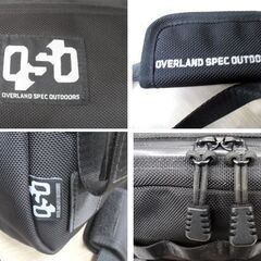 OVERLAND SPEC OUTDOORS Outfit Pouch 3wayバッグ ブラック オーバーランドスペック アウトドアーズ ショルダーバッグ アウトドア 苫小牧西店の画像
