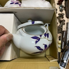 急須　湯呑み　ティーカップセットの画像