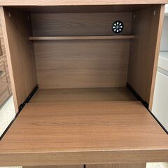 ★リユースのサカイ高崎店★TJ13117  レンジ台 ブラウン H89×D39.5×W60 クリーニング済みの画像