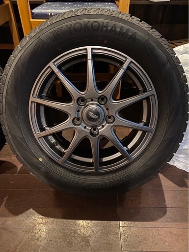 アイスガード7 195/65r15 2024年製　YOKOHAMA スタッドレス ホイール付き 4本セット