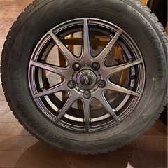 アイスガード7 195/65r15 24年製　YOKOHAMA スタッドレス ホイール付き 4本セットの画像
