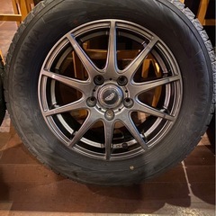 アイスガード7 195/65r15 24年製　YOKOHAMA スタッドレス ホイール付き 4本セットの画像