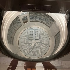 美品　東芝　TOSHIBA 全自動洗濯機　AW-10SD7(T) 2020年購入　洗濯10k  木目調の画像