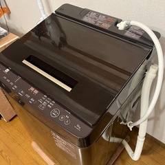 美品　東芝　TOSHIBA 全自動洗濯機　AW-10SD7(T) 2020年購入　洗濯10k  木目調の画像