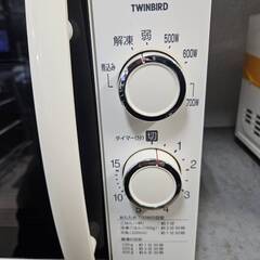 リサイクルショップどりーむ荒田店　No4967　電子レンジ　ツインバード　2018年製　60㎐専用　ターンテーブルタイプの画像