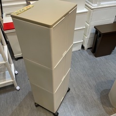 【3段ゴミ箱】【キャスター付き】クリーニング済み【管理番号31022】野の画像