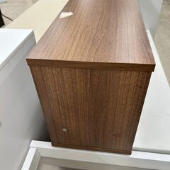 ★リユースのサカイ高崎店★TJ13119  食器棚 ブラウン H29×D22×W80 クリーニング済みの画像