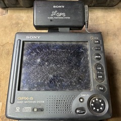 ジャンク　SONY GPX-5 ポータブルナビゲーションシステム　の画像