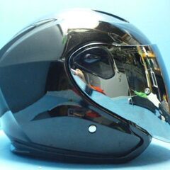 R517　オージーケーカブト　OGK KABUTO　ヘルメットL　ブラックの画像