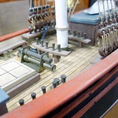 カティ・サーク 模型 完成品 台付き オブジェ CUTTY SARK 全長74cm 札幌市東区 新道東店の画像
