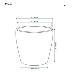IKEA 鉢の画像
