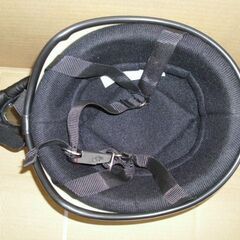 美品！ダックテール（アイボリー/紺ライン）　中古ヘルメット◆彦根市～の画像