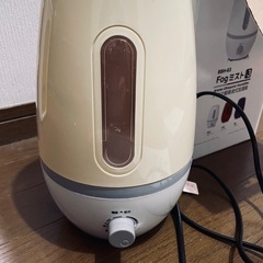 PRISMATE（プリズメイト） アロマ超音波式加湿器 Fogミスト3（BBH-63）　アロマオイルを使用できるアロマトレー付属　タンク容量約2.5L ミネラルカートリッジの画像