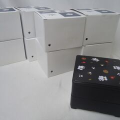 【新品】山中漆器　二段重　猫の画像
