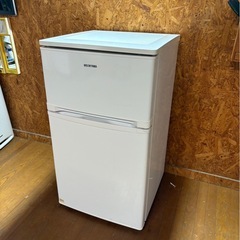 J2105   アイリスオーヤマ　冷蔵庫　2ドア　81L 2019年　の画像