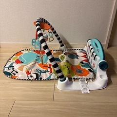 フィッシャープライス　あんよでキック! 感覚が育つ4WAYバイリンガル・ピアノジム 赤ちゃん・幼児おもちゃ 室内遊具 ベビージム の画像