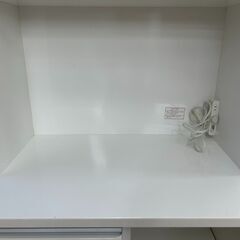 ★リユースのサカイ高崎店★TJ13127 NITORI 食器棚 白 H200.5×D50.5×W80 クリーニング済みの画像