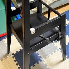 ハイチェア トレイ付きの画像