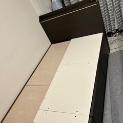 ニトリのシングルベッドフレームの画像