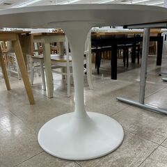 ★リユースのサカイ高崎店★TJ13132 IKEA テーブル 白 H74.5×D103×W103 クリーニング済みの画像
