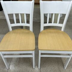 ★リユースのサカイ高崎店★TJ13133 関家具 2人掛けダイニングセット ブラウン H70×D75×W75 クリーニング済みの画像