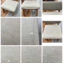 ジモティー限定価格！S155 ⭐ 関家具 アマン ダイニング3点セット テーブル ナチュラル 北欧  無垢 木製  バーチ nora 120cm USEDの画像