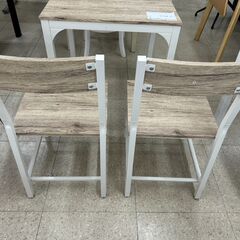 ★リユースのサカイ高崎店★TJ13134 スリーアイ 2人掛けダイニングセット 白 H70×D70×W70 クリーニング済みの画像