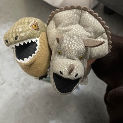 恐竜　ぬいぐるみの画像