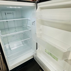 ★1018『黒い冷蔵庫！』TOSHIBA　2ドア冷蔵庫　 GR-M15BS-(K)（2018年製） リサイクルマート鹿児島宇宿店の画像