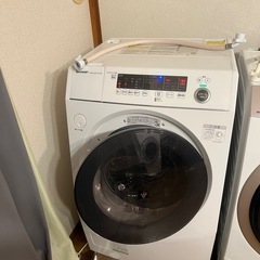 美品　シャープ　右開き　ES-H10F-WR　 2022年購入　洗濯10k 乾燥6k 大容量　ドラム式洗濯乾燥機の画像