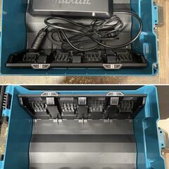 【久留米】【引き取り限定】【中古品】makita マキタ BCC01 多口充電ケース 充電口数:8口 バッテリを最大4個同時充電可能 ※バッテリ別売の画像