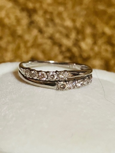 プラチナ ダイヤリング 0.3カラット