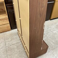 ★リユースのサカイ高崎店★TJ13137  棚 ブラウン H115.5×D42×W80.5 クリーニング済みの画像