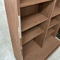 ★リユースのサカイ高崎店★TJ13137  棚 ブラウン H115.5×D42×W80.5 クリーニング済みの画像