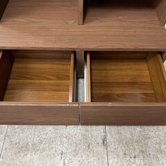 ★リユースのサカイ高崎店★TJ13137  棚 ブラウン H115.5×D42×W80.5 クリーニング済みの画像