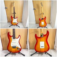 【❗️✨練習用・初心者向け✨❗️】🎸Solfege ソルフェージュ エレキギター サンバースト ✨ジャンク・現状品❗️の画像