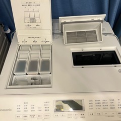 未使用に近い　パナソニック　LX127BR  最上位グレード　ドラム式洗濯乾燥機　2024年購入の画像