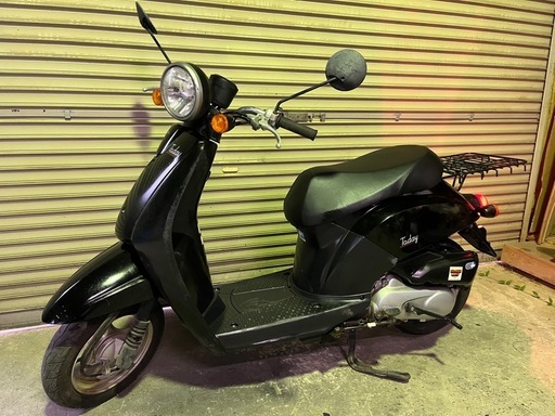 【売約済】実働 BT新品 シート新品 サイドスタンド付き ホンダ AF61 トゥデイ 4スト 原付 バイク スクーター ブラック