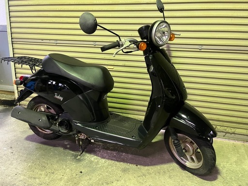 【売約済】実働 BT新品 シート新品 サイドスタンド付き ホンダ AF61 トゥデイ 4スト 原付 バイク スクーター ブラック
