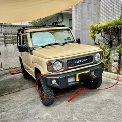 jb64 純正バンパー改ショートバンパーの画像