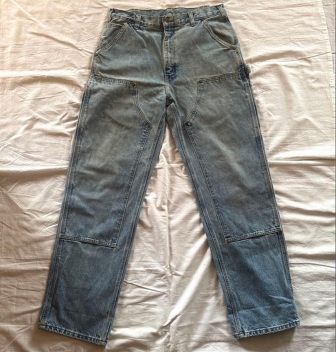 ヴィンテージ Carharttカーハートダブルニー ワークパンツ34×34