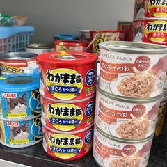 【在庫限り】¥300 猫用エサ　缶詰3個1セット 【IJ135】の画像
