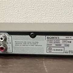 動作確認済み SONY ソニー DVD プレイヤー DVP-SR20 16年制 リモコン付き 1022-015の画像