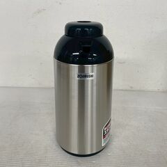 【新品未使用】象印 ステンレス胴 1.0L ガラスマホービン AGY-10S-XA ステンレスカラー ガラス製 保温 魔法瓶 ワンタッチ開閉 A0710YGの画像