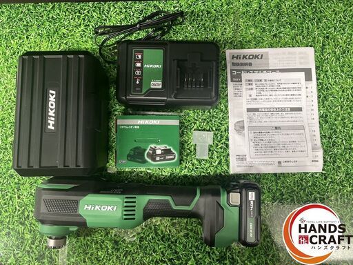 【未使用】HiKOKI CV12DB(LS) ﾏﾙﾁﾂｰﾙ 10.8V ﾊﾞｯﾃﾘｰ+1【ハンズクラフト沖縄豊見城店】