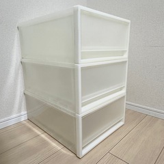 【10月中引取】無印良品　ポリプロピレン 収納ケース 3個セットの画像